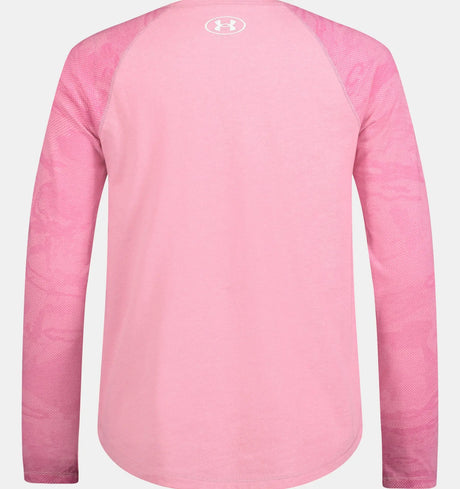 Girls Halftone Raglan Long Sleeve | Under Armour | Under Armour | Jenni Kidz
