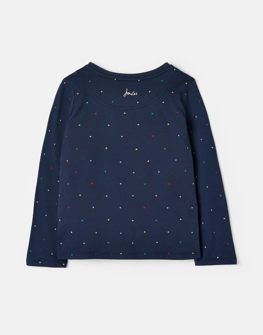 Girls Navy Long Sleeve Rabbit T-Shirt  | Joules | Joules | Jenni Kidz