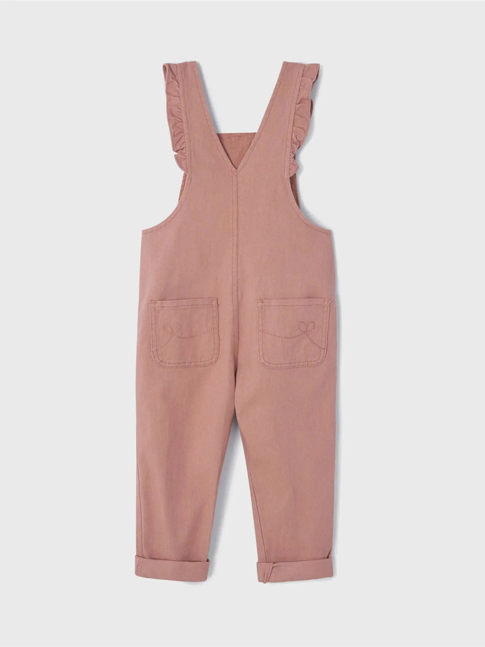 Girls Twill Overalls Nude | Mayoral | Mayoral | Jenni Kidz