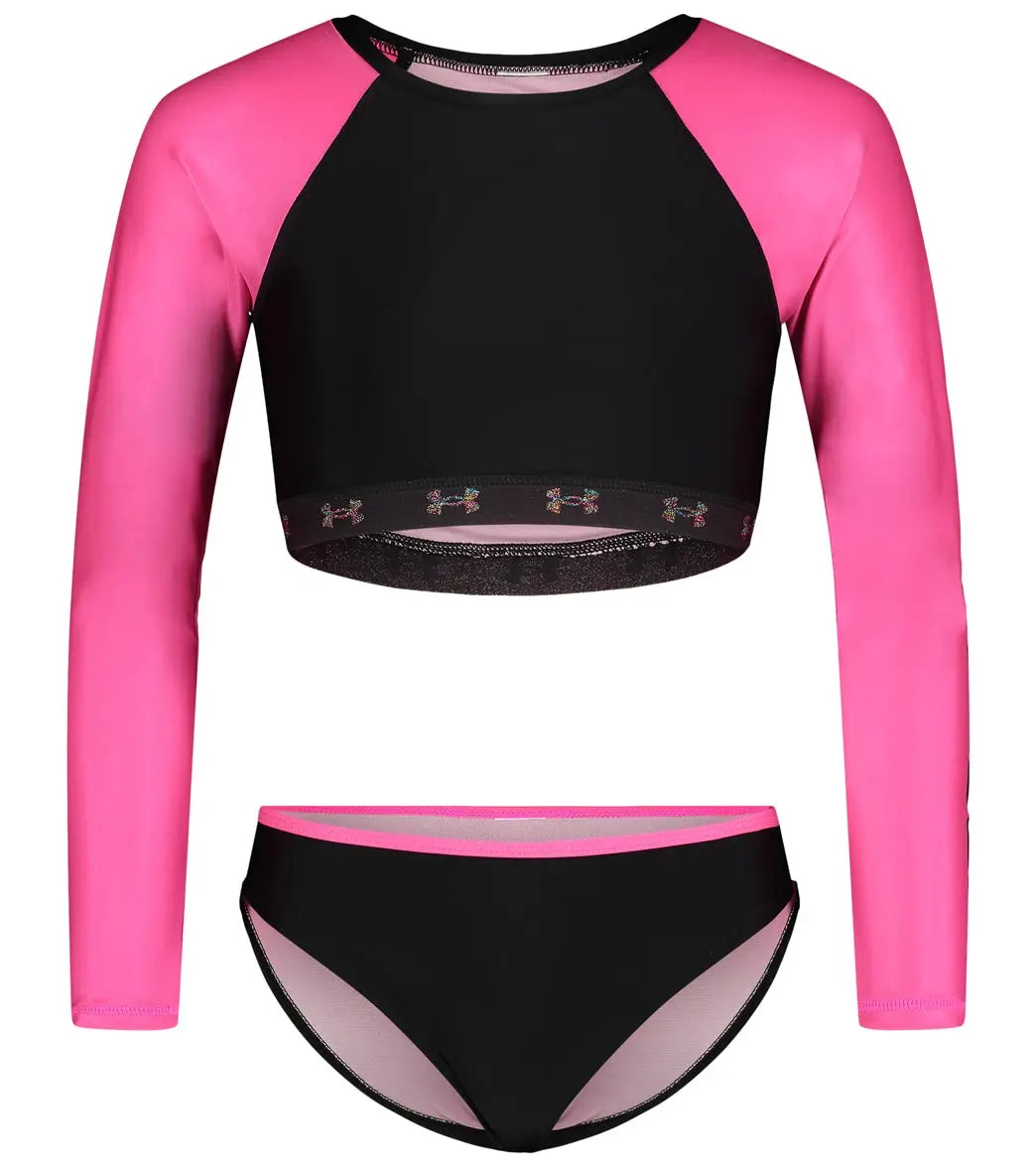 Girls Two Piece Rashguard Set | Under Armour | Under Armour | Jenni Kidz