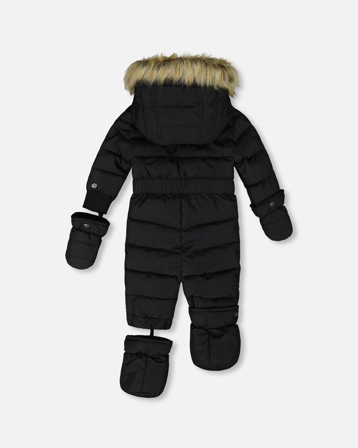One-Piece Baby Original Puffy Snowsuit Black-3