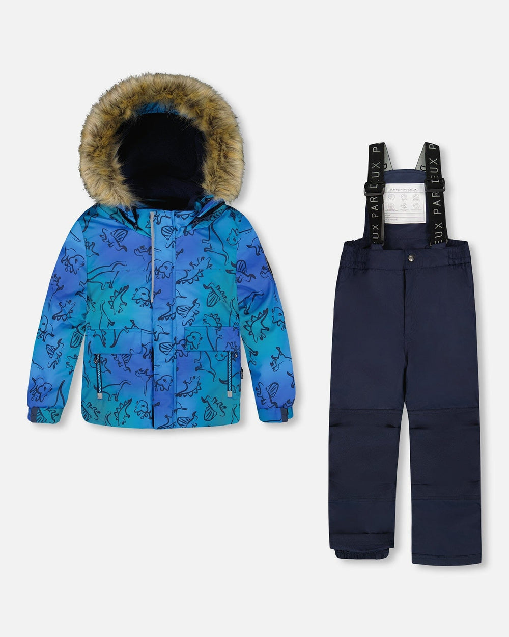 Two-Piece Discover Snowsuit Navy Blue-0