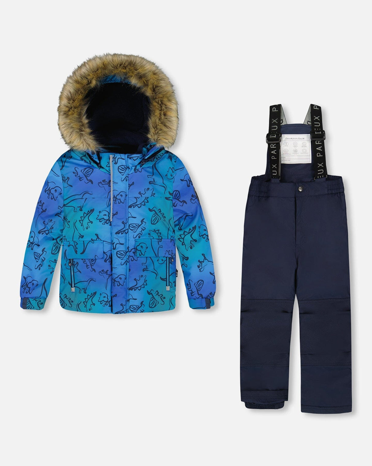 Two-Piece Discover Snowsuit Navy Blue-0
