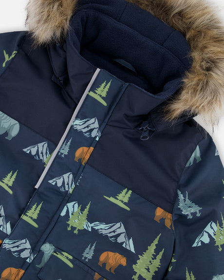 Two-Piece Discover Snowsuit Brown Sugar-3