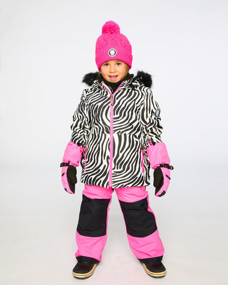 Two-Piece Play Snowsuit Fuchsia-1
