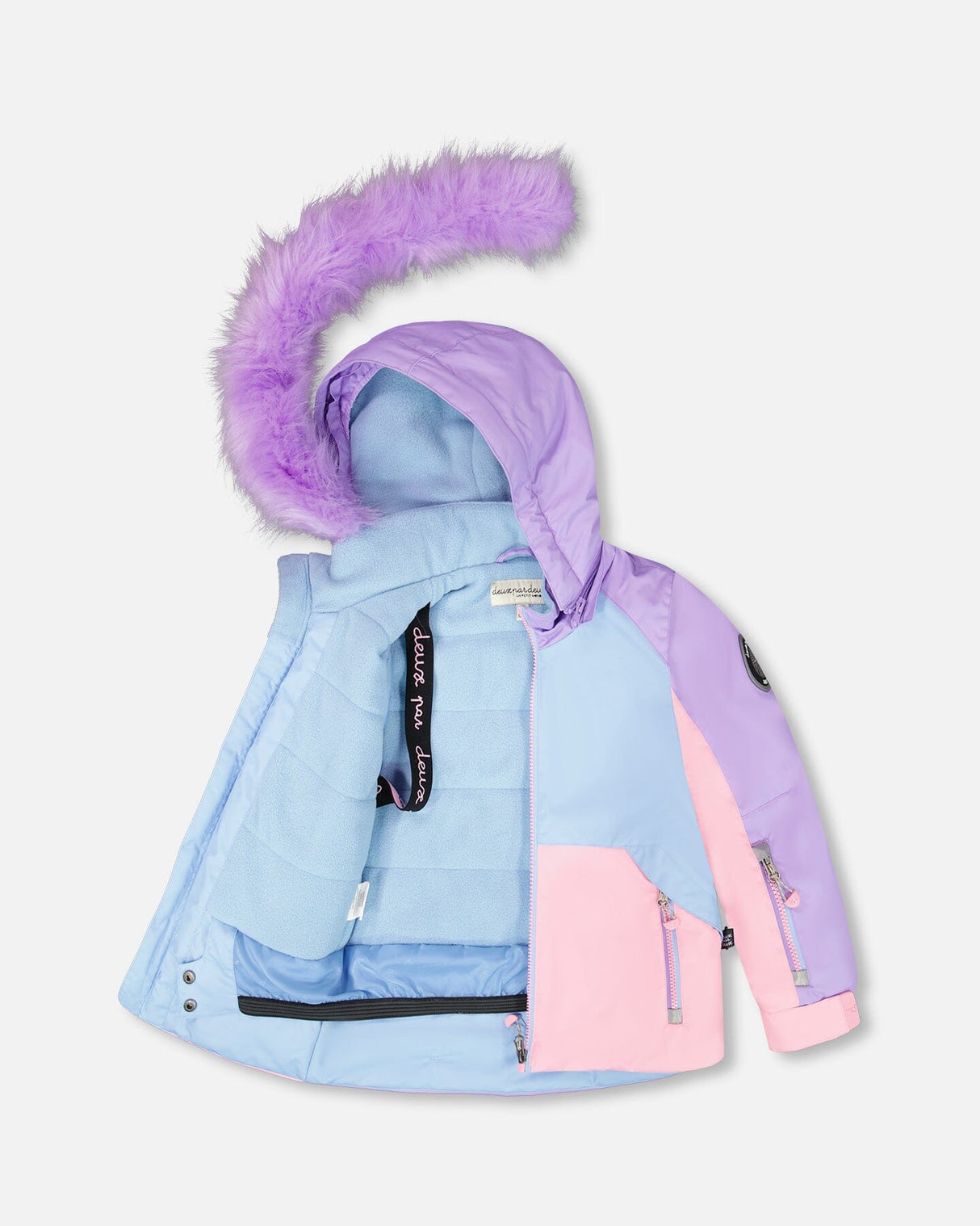 Two-Piece Play Snowsuit Purple Geo-0