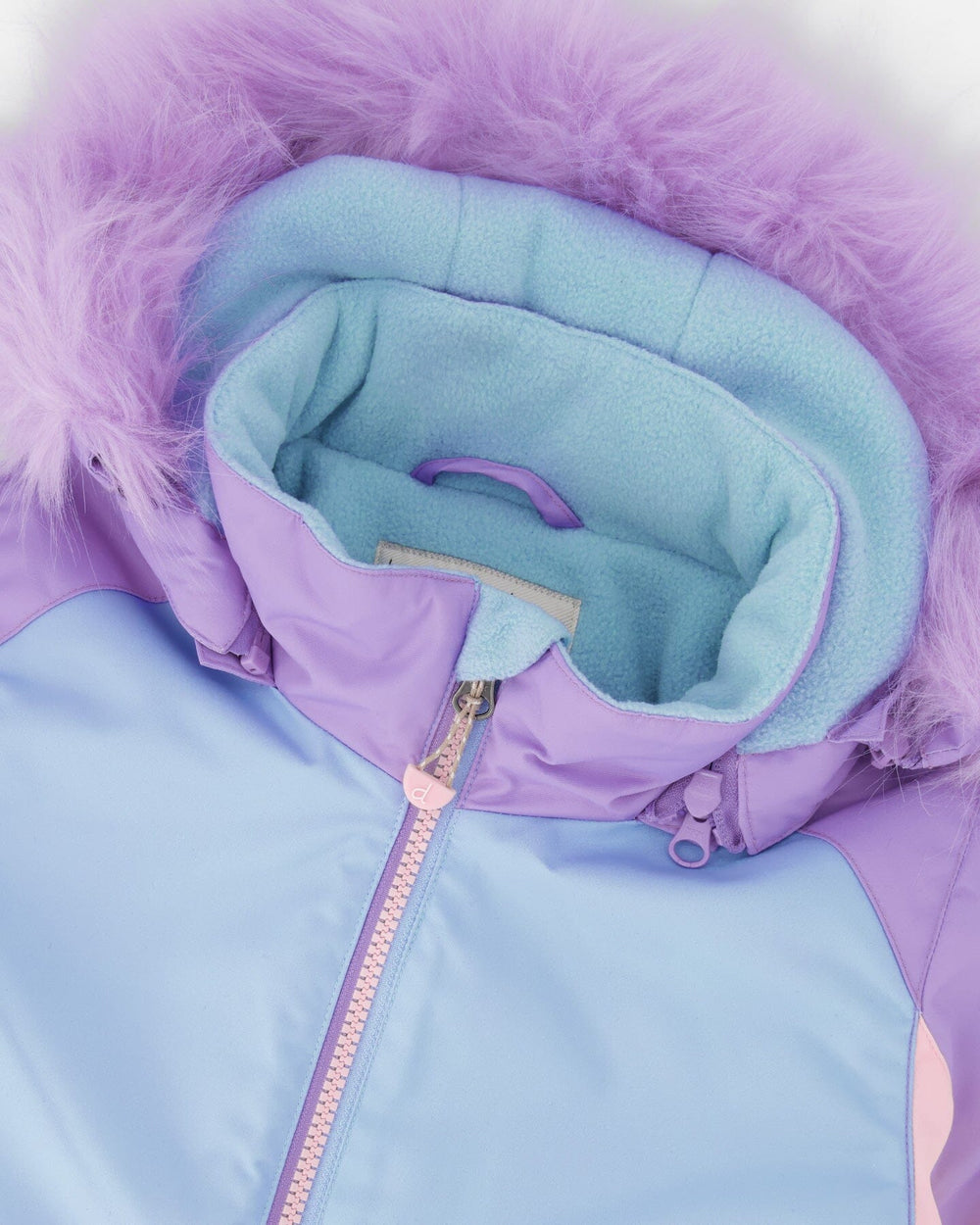 Two-Piece Play Snowsuit Purple Geo-3