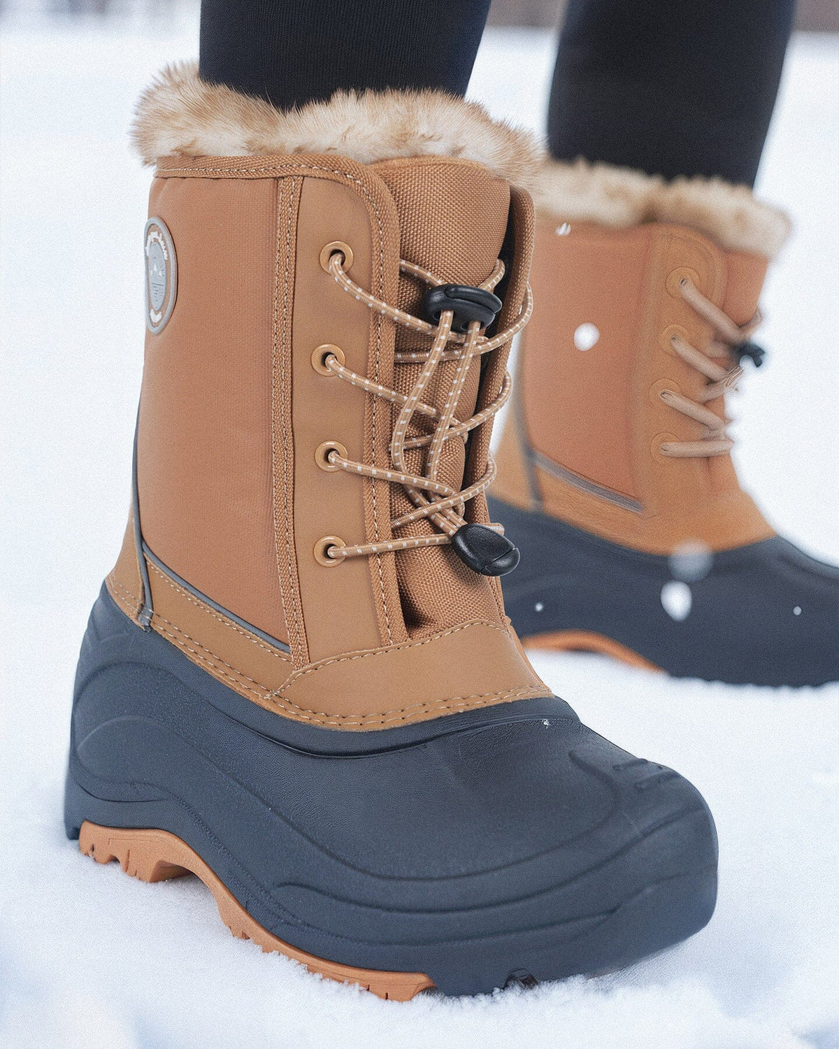 Deux par Deux Winter Boots Brown Sugar With Removable Liner