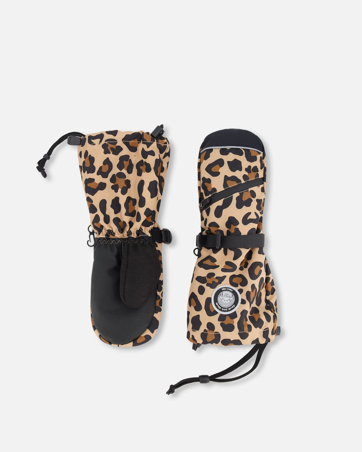 Winter Mittens Teknik Beige Leopard-0