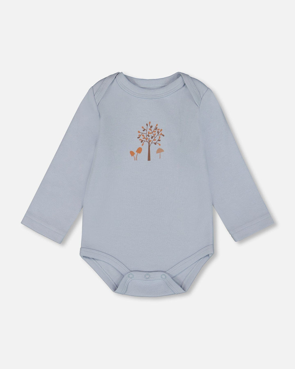 Organic Cotton Onesie Light Blue-0
