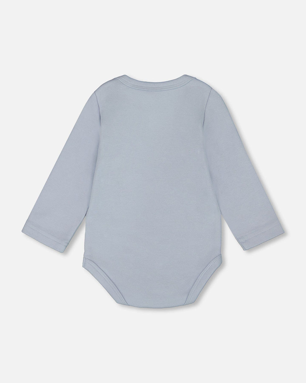 Organic Cotton Onesie Light Blue-2