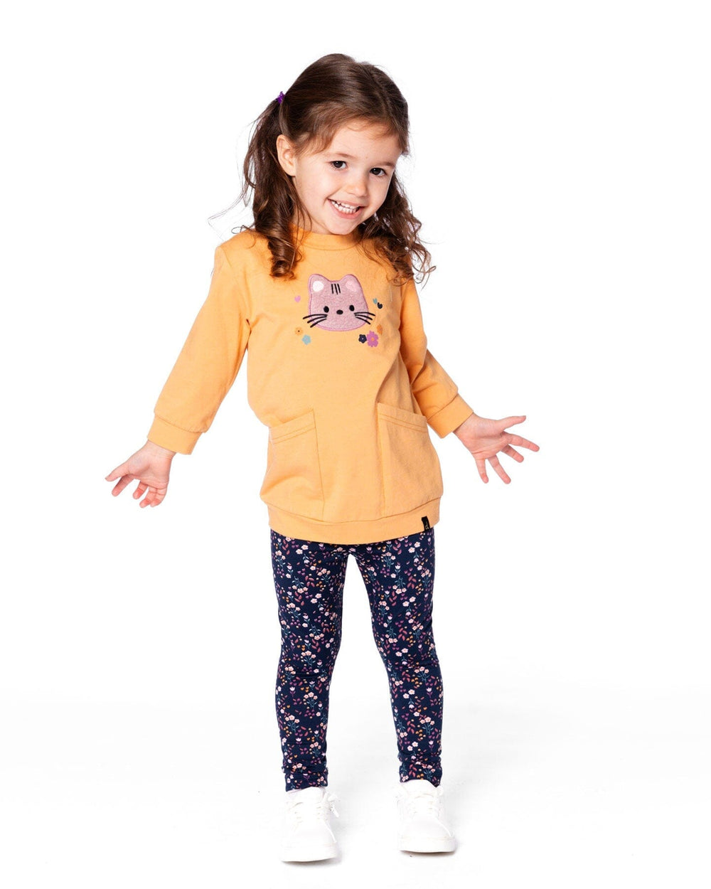Tunic And Leggings Set Golden Brown-1