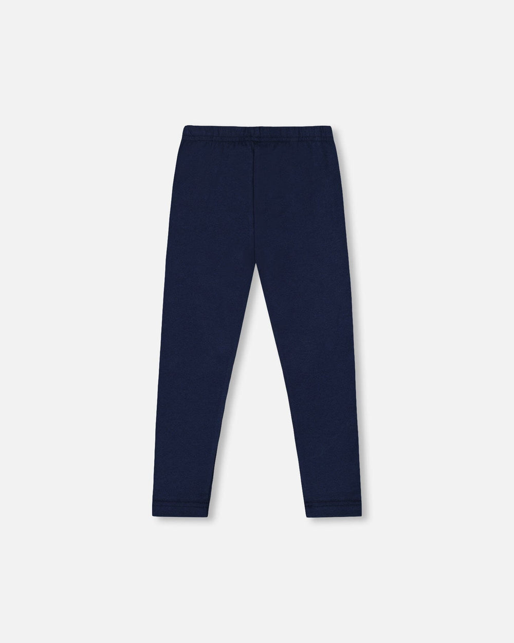 Organic Cotton Jersey Leggings Dark Blue With Cats-3