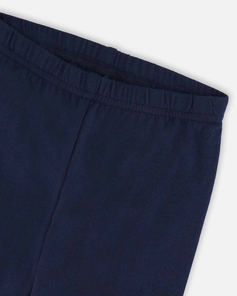 Organic Cotton Jersey Leggings Dark Blue With Cats-4