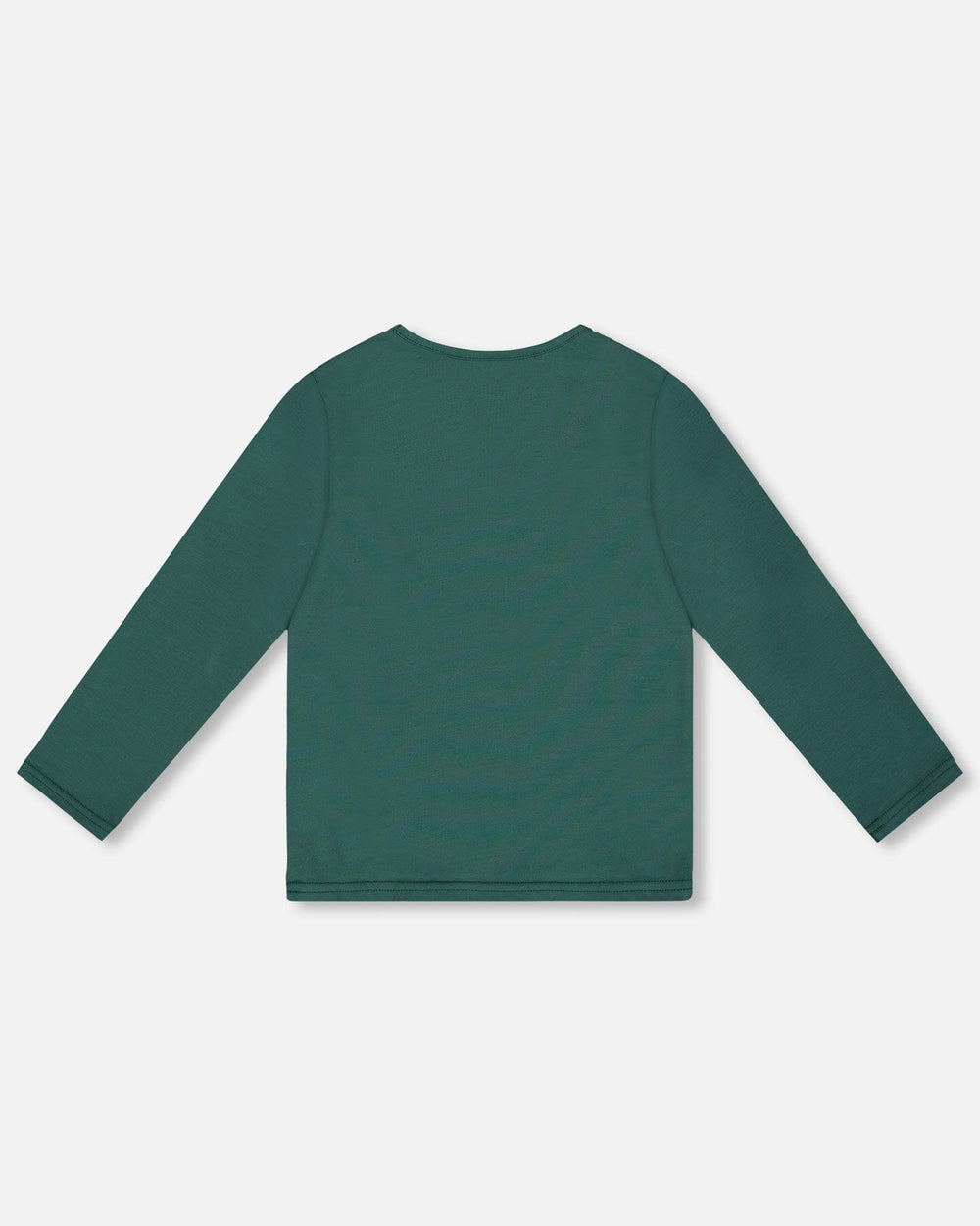 Organic Cotton Long Sleeve T-Shirt Dark Green-3