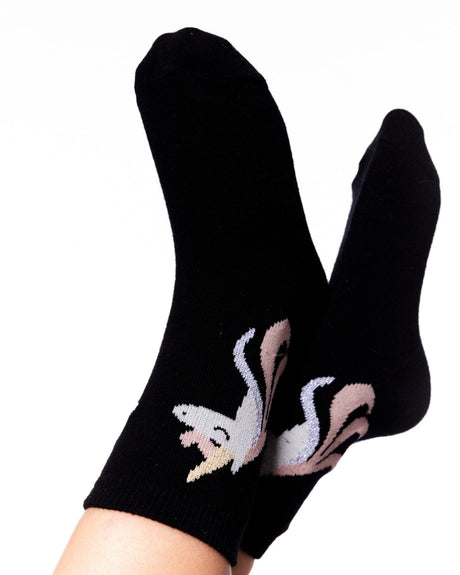 3-Pack Knit Socks Black And Pink-1