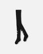 Knit Tights Black With Unicorns And Hearts-0