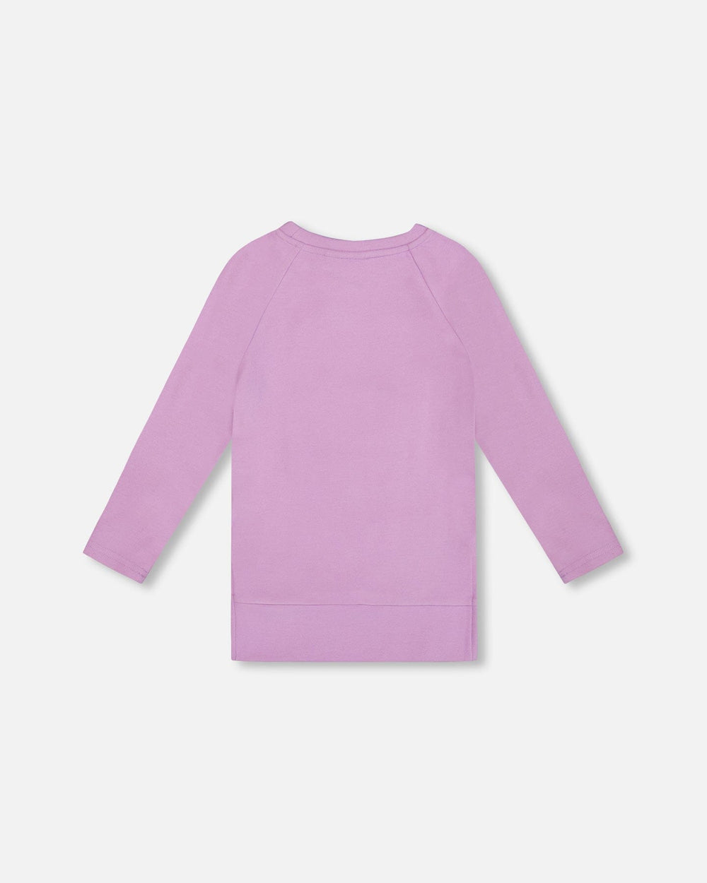 Super Soft Brushed Jersey Tunic Purple With Lama-2