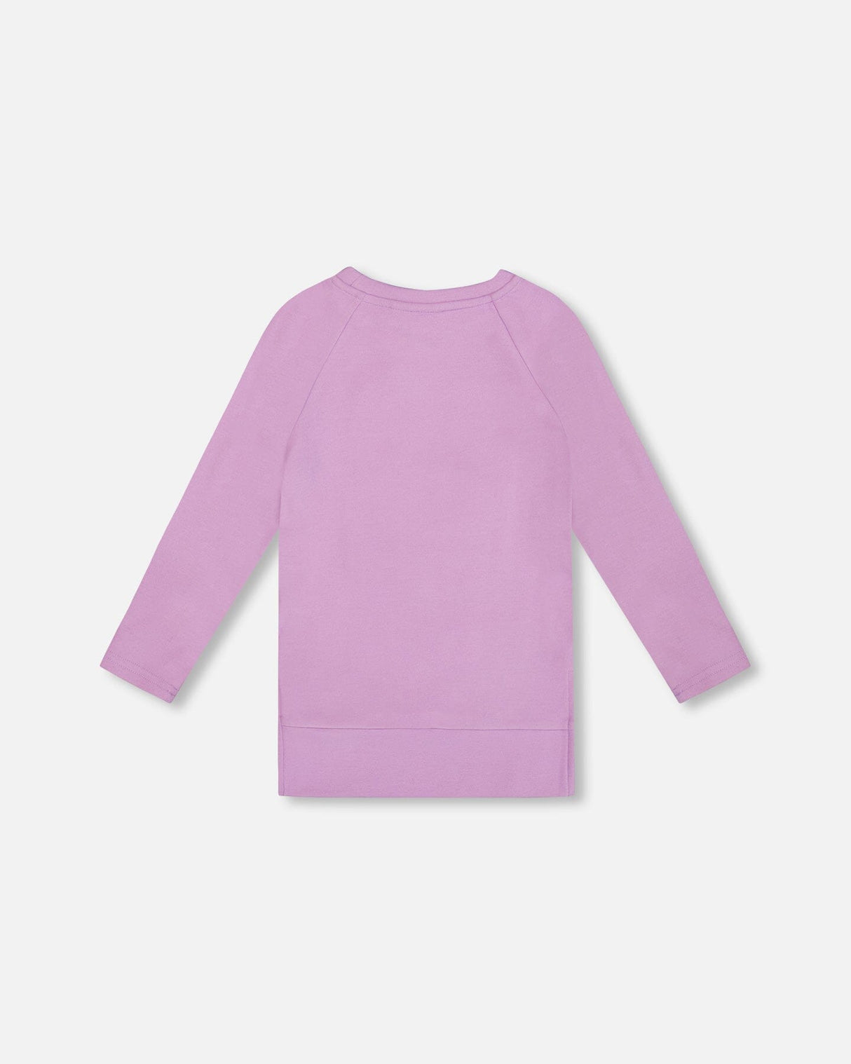 Super Soft Brushed Jersey Tunic Purple With Lama-2