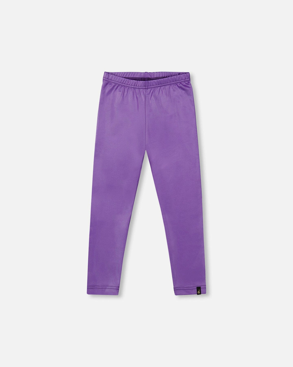 Shiny Stretch Leggings Purple-0