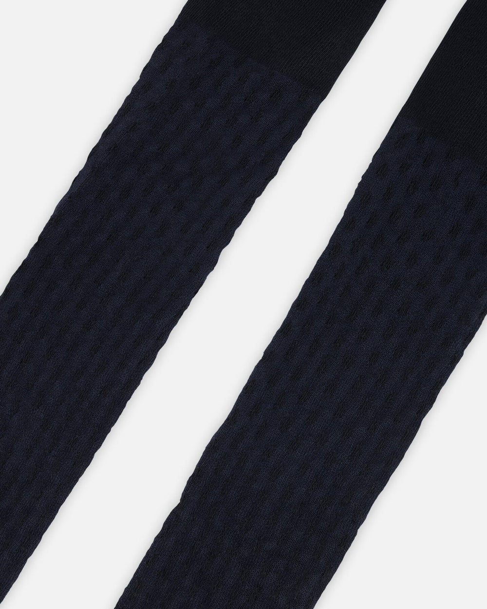 Knit Tights Navy Blue-2