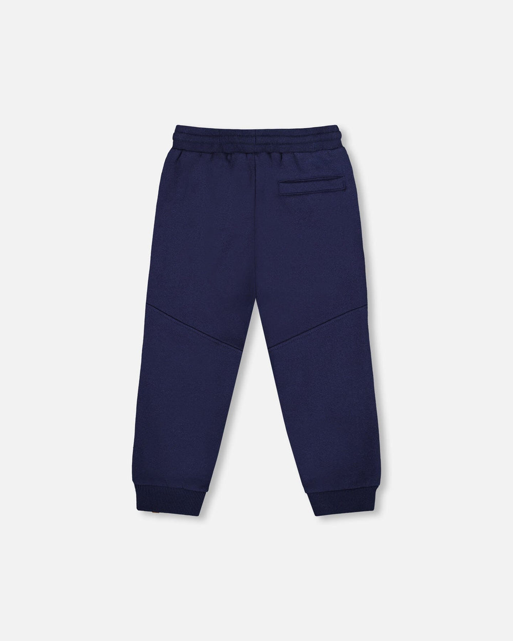 Fleece Sweatpants With Pockets Navy Blue-2