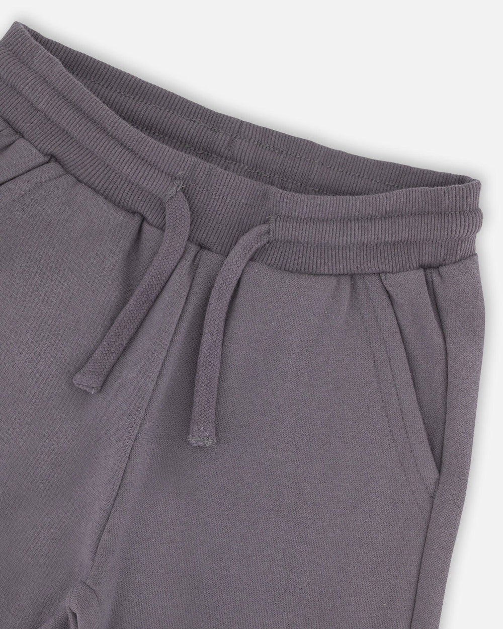 Fleece Sweatpants With Pockets Dark Gray-3