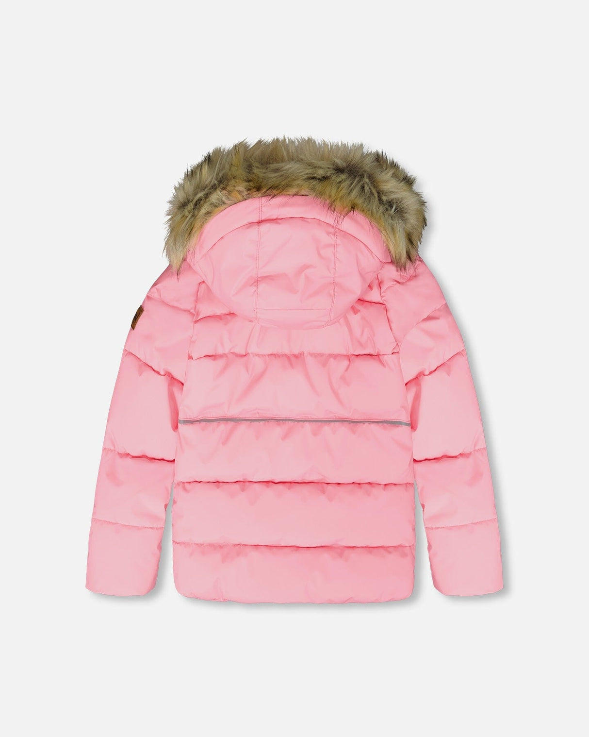 Puffy Winter Jacket Pink-3