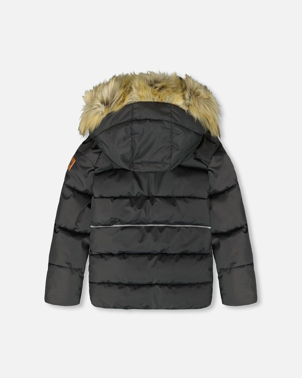 Puffy Winter Jacket Black-3
