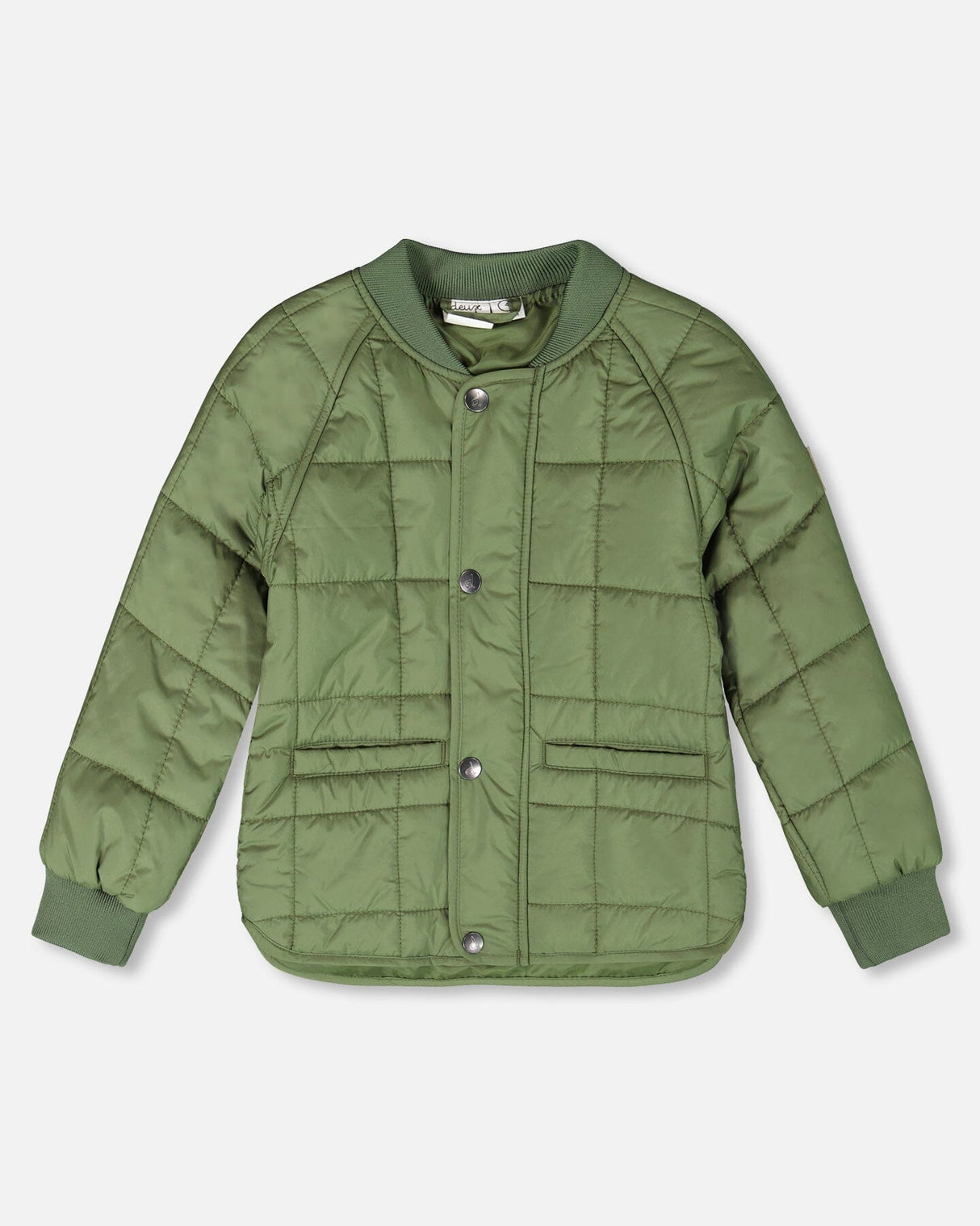 Quilted Mid-Season Jacket Khaki-0
