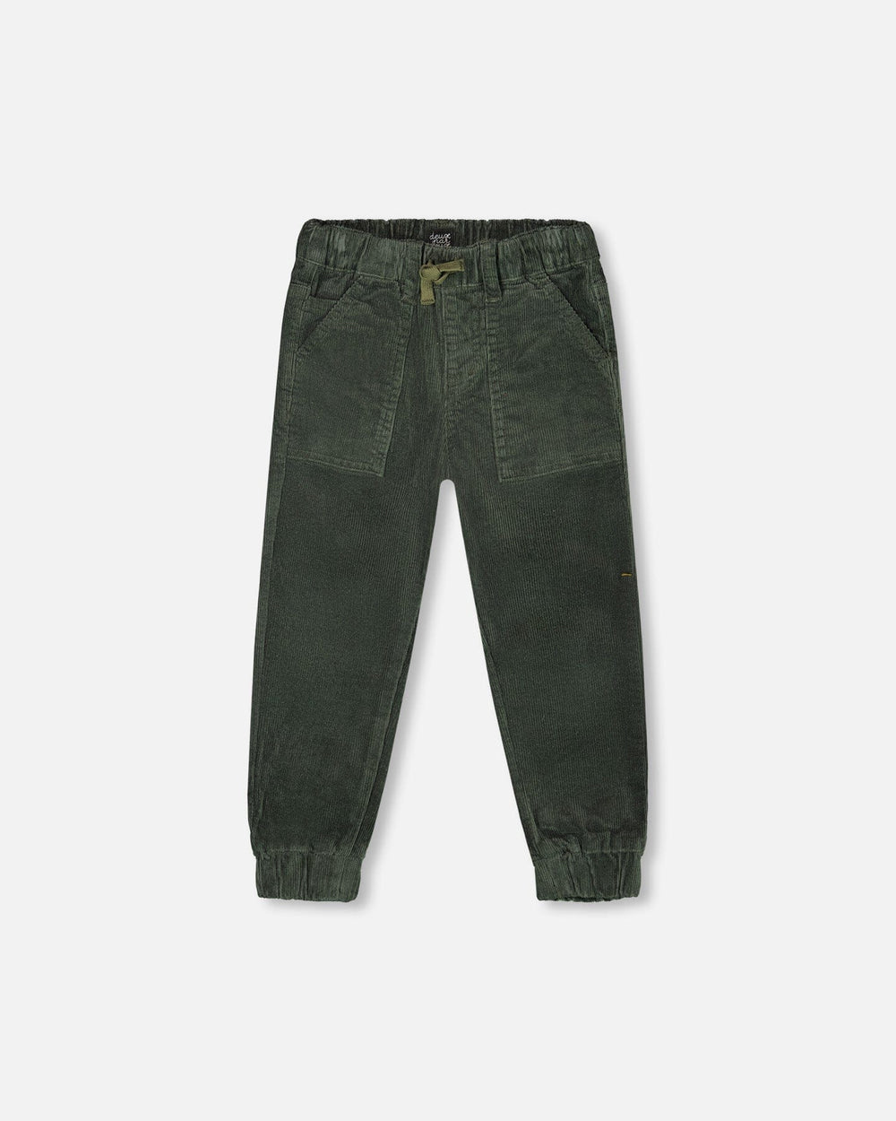 Stretch Corduroy Jogger Pants Forest Green-0