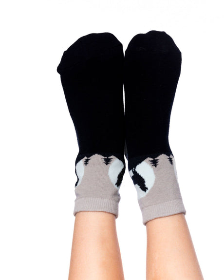 3-Pack Knit Socks Navy Blue-1