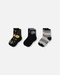 3-Pack Knit Socks Black-0