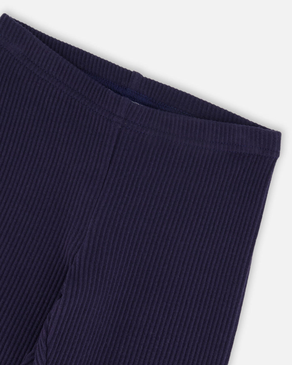 Ribbed Leggings Navy Blue-2