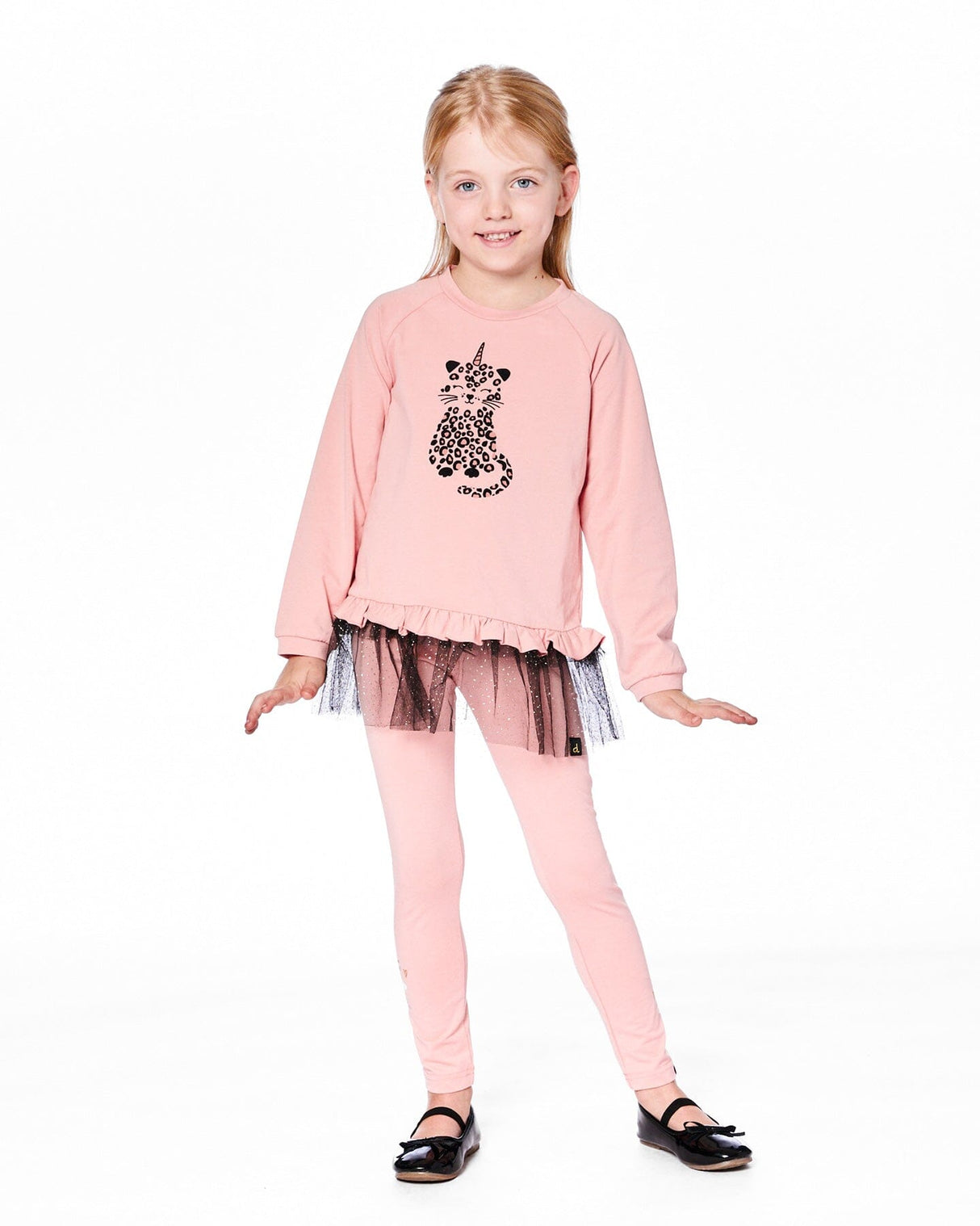 Ribbed Leggings Pink-1