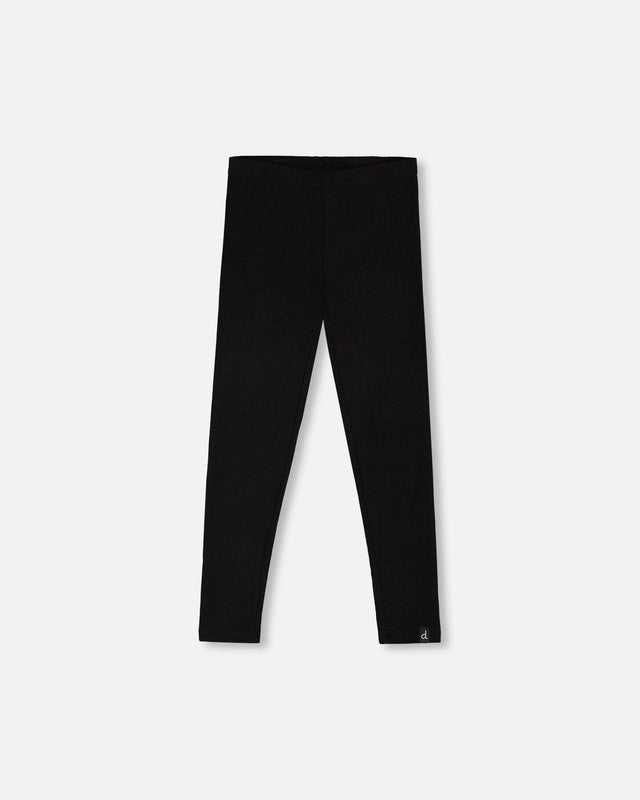 Super Soft Ribbed Leggings Black-0