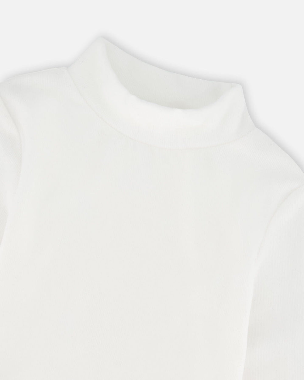 Super Soft Ribbed Mock Neck Top Off-White-3