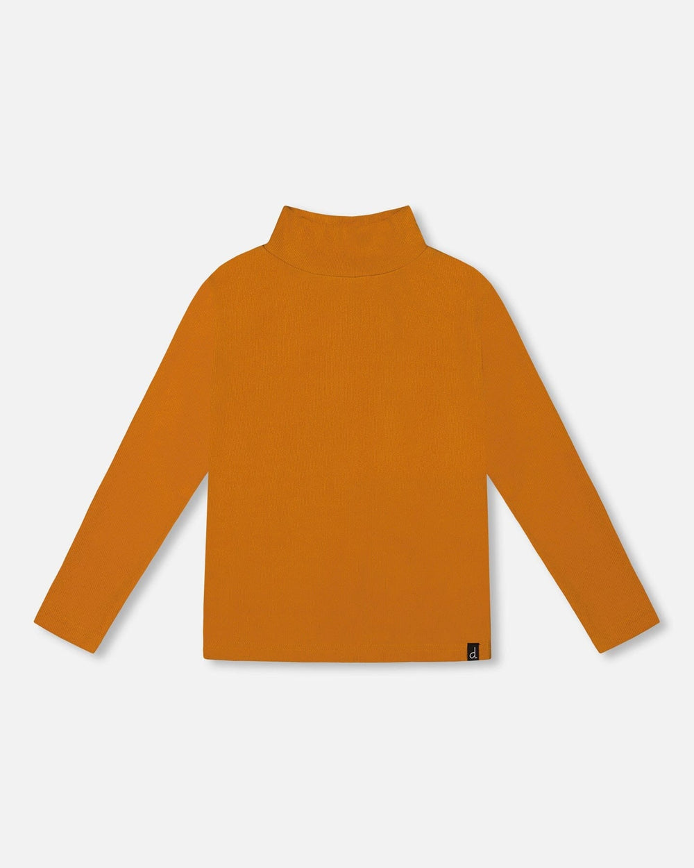 Super Soft Ribbed Mock Neck Top Golden Yellow-0