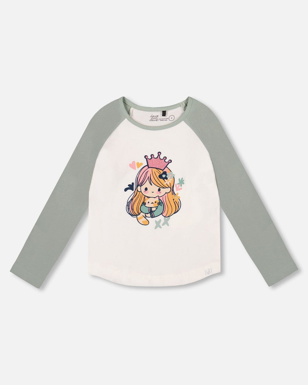 Jersey Raglan Sleeve Tee Off-White-0