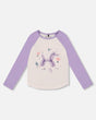 Jersey Raglan Sleeve Tee Lavender-0