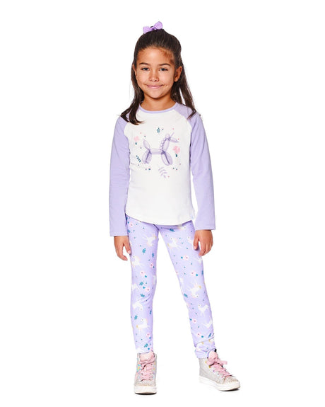 Jersey Raglan Sleeve Tee Lavender-1