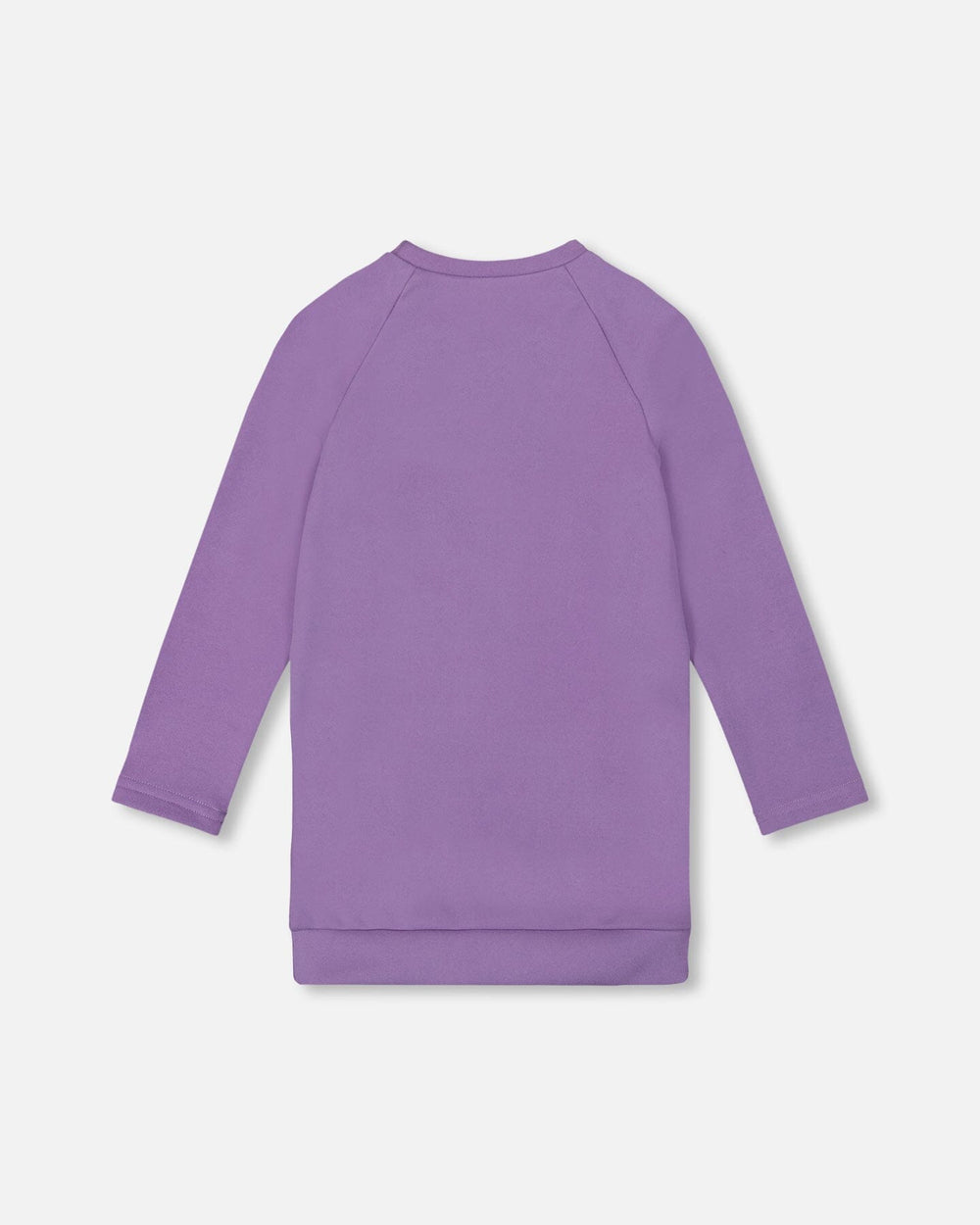 Tunic Tee With Graphic Print Purple Gray-2