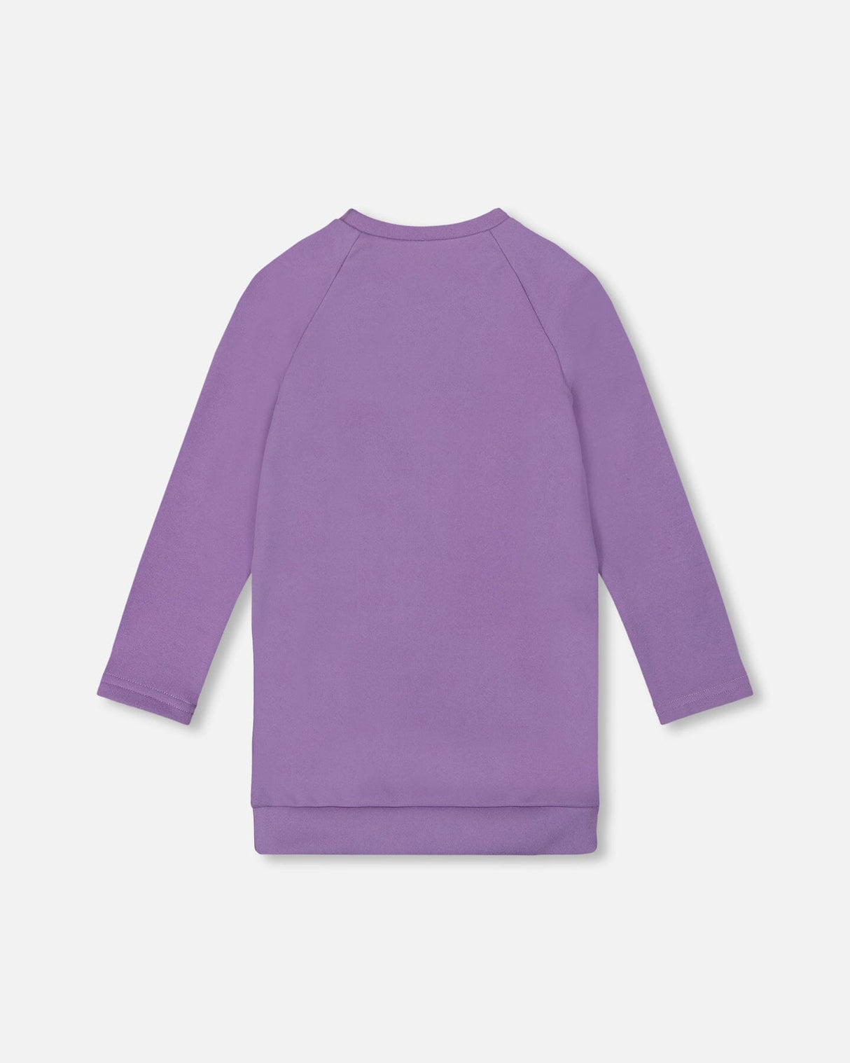 Tunic Tee With Graphic Print Purple Gray-2