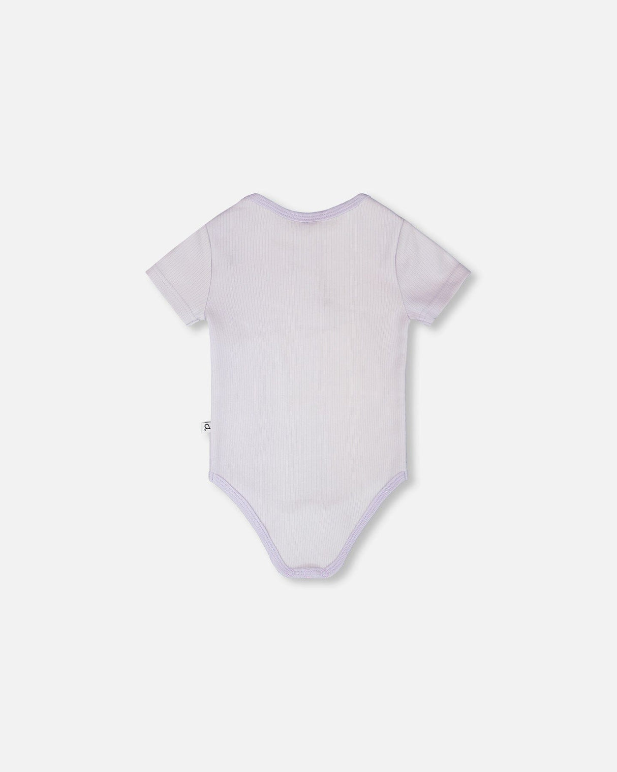 Evolutive Cotton Rib Jersey Onesie Lilac-2