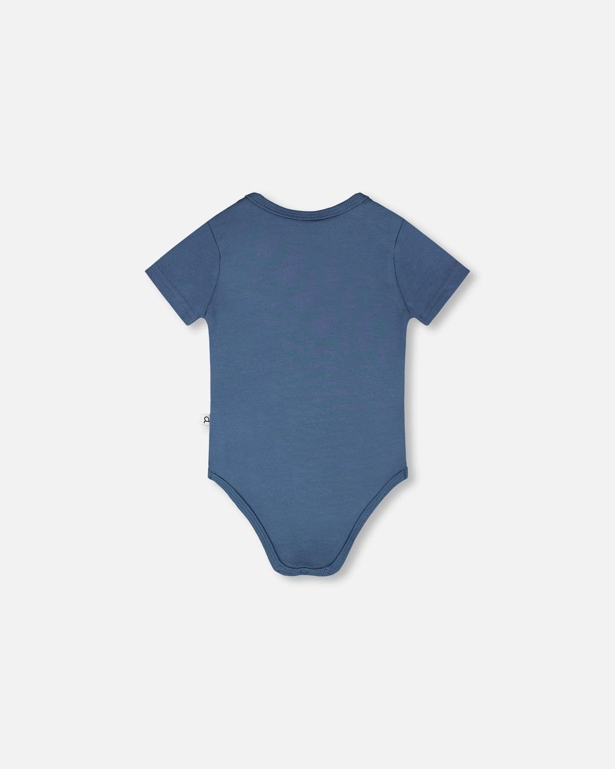 Evolutive Organic Cotton Jersey Onesie Medium Blue-2