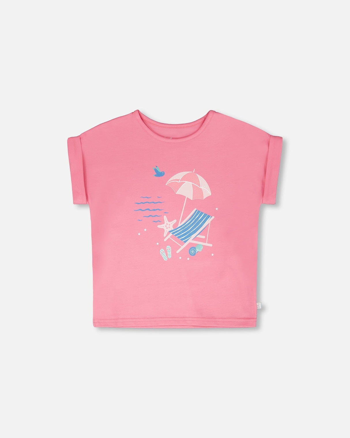 Organic Cotton Jersey T-Shirt Pink-0