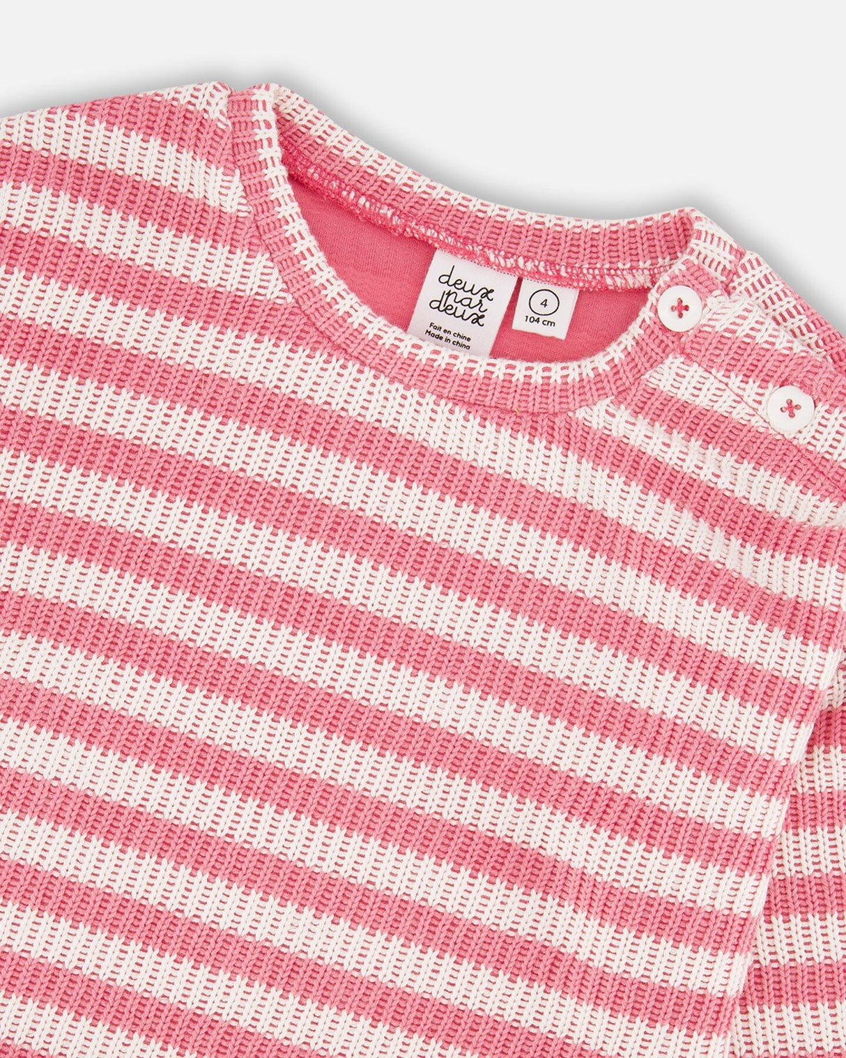 Striped Sweater Pink And White-3