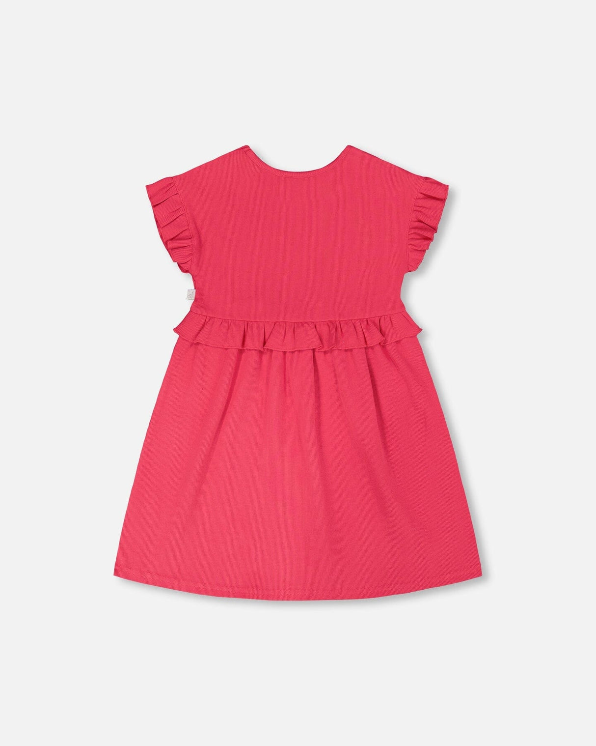 Cotton Rib Dress Pink-1