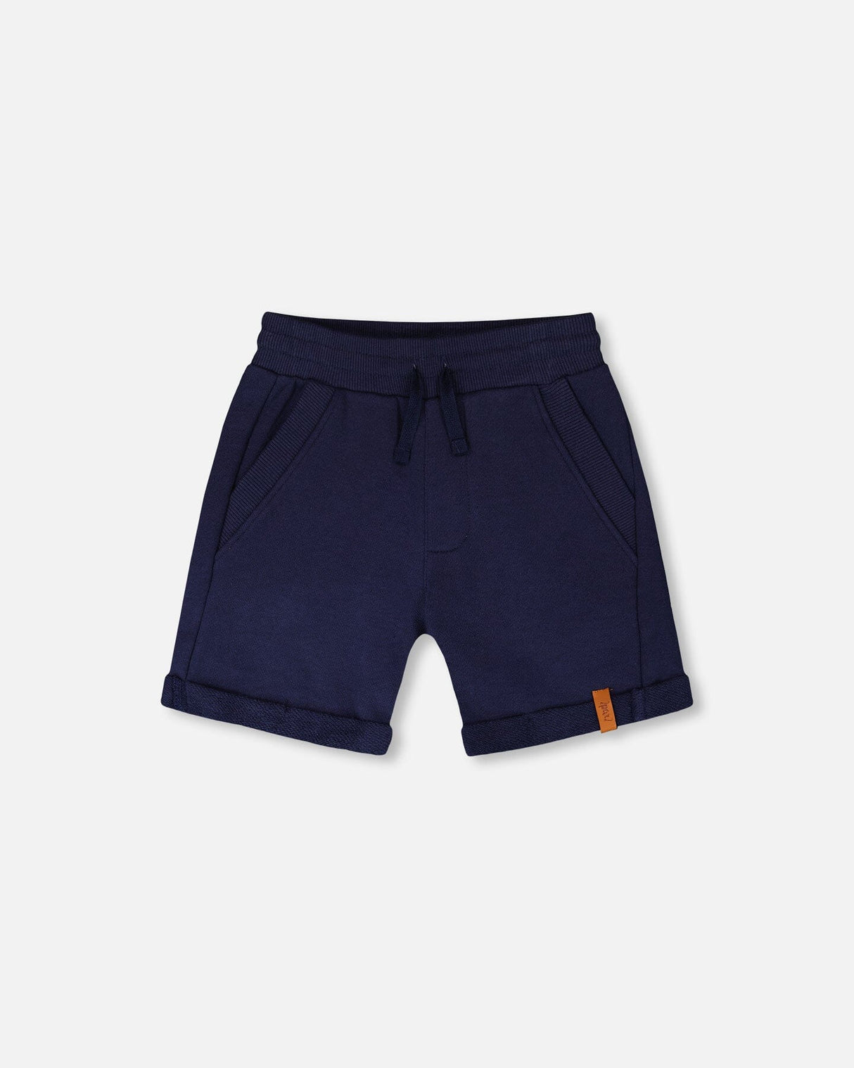 French Terry Shorts Dark Blue-0