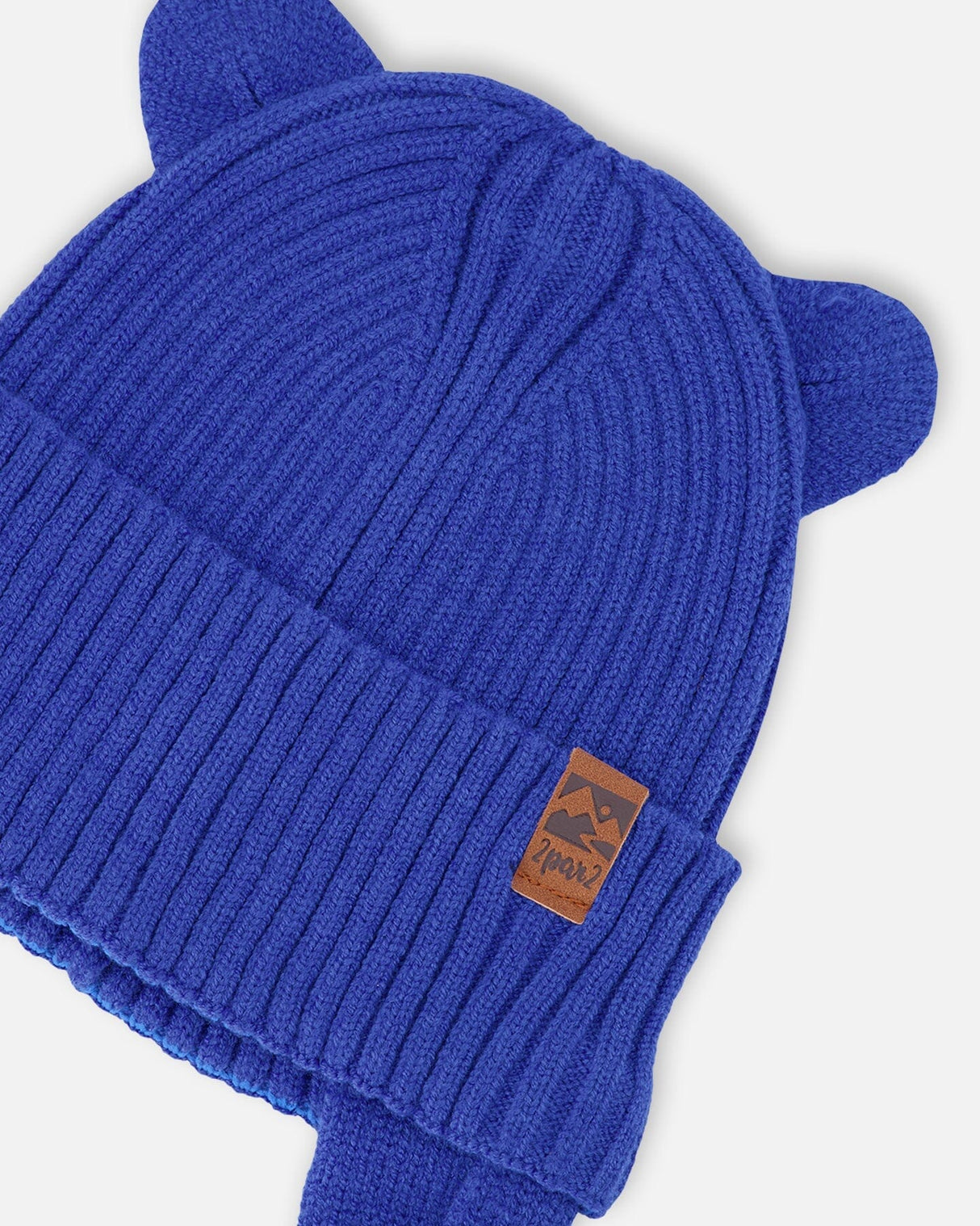 Baby Knit Hat Royal Blue-3